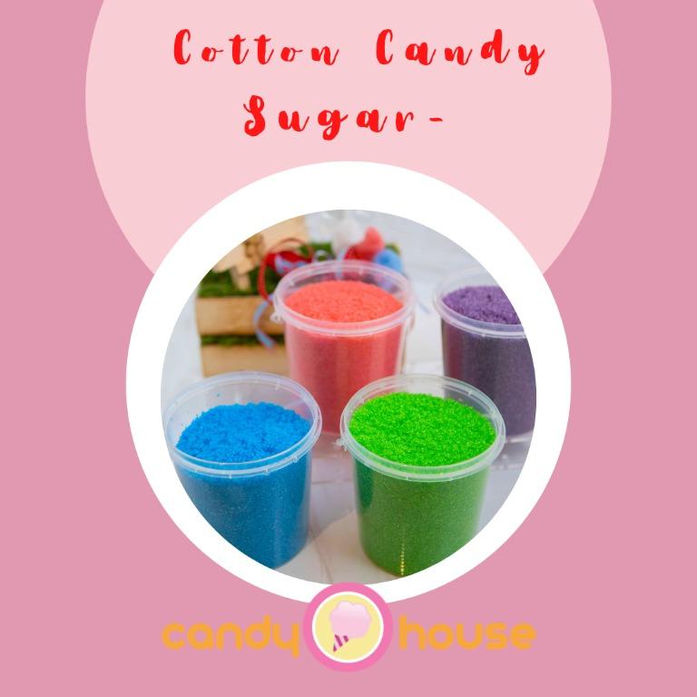 Candy Floss/ cotton Candy Sugar (800g per tub) Halal Ingredients