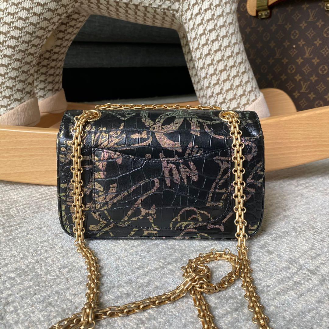 Chanel 255 Mini Reissue Graffiti, Luxury, Bags & Wallets on Carousell