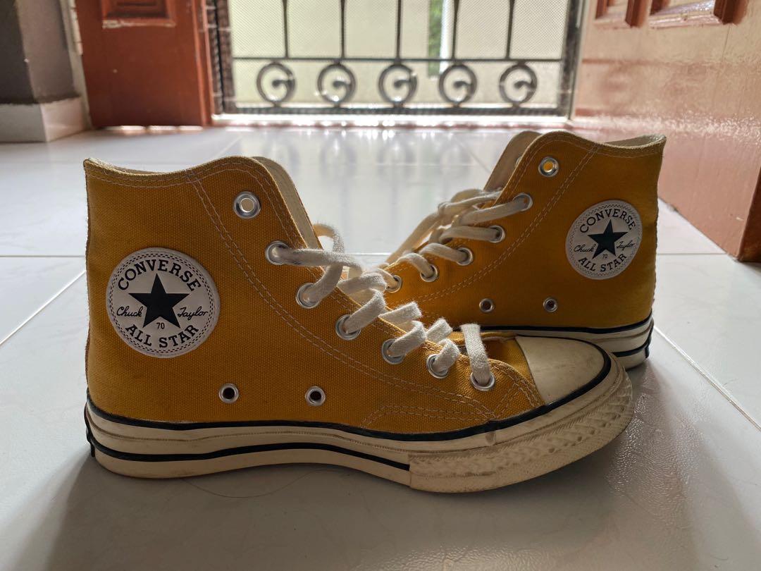 converse chuck taylor high top yellow