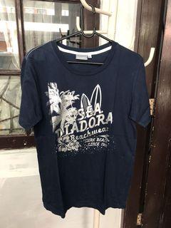 Diadora kaos biru navy