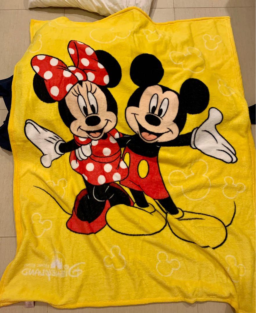 Disney Mickey Minnie Blanket 2pcs Disneyland Babies Kids Bathing Changing Other Baby Bathing Changing Needs on Carousell