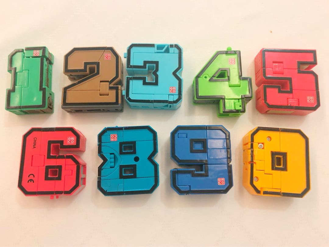 Number store transformers toys