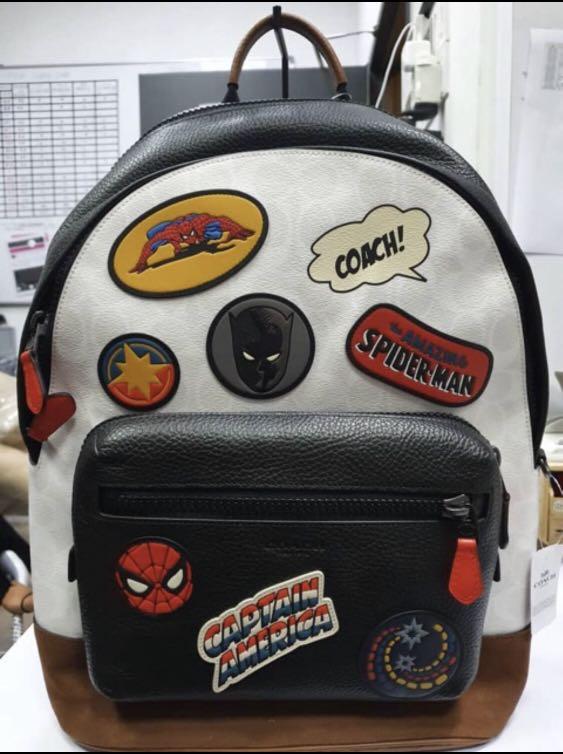 GreatAsGift (FINALSALES)(RM100 INSTANT REBATE) AUTHENTIC COACH X MARVEL  LIMITED EDITION MEN'S BACKPACK (FREE SPECIAL GIFT), Computers & Tech, Parts  & Accessories, Laptop Bags & Sleeves on Carousell