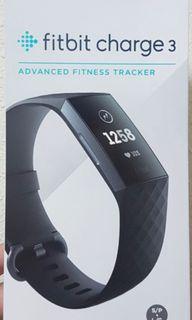 Fitbit Charge 3, new and never used.