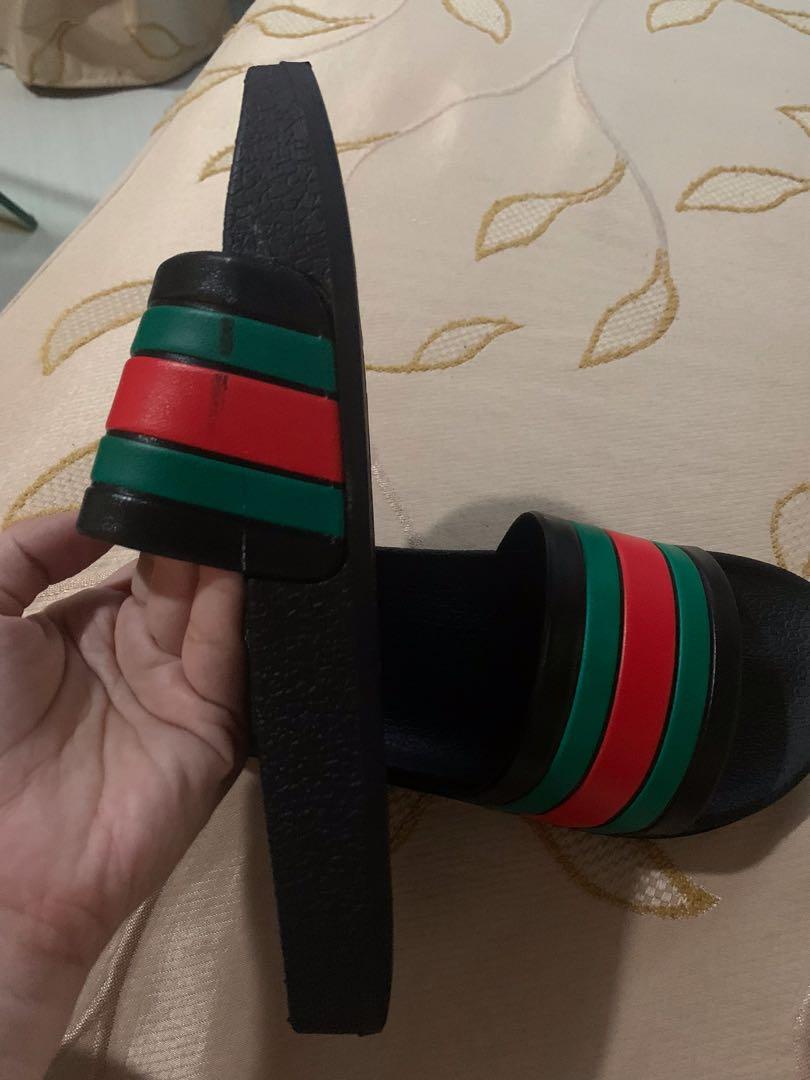 Gucci black pursuit slides new arrivals