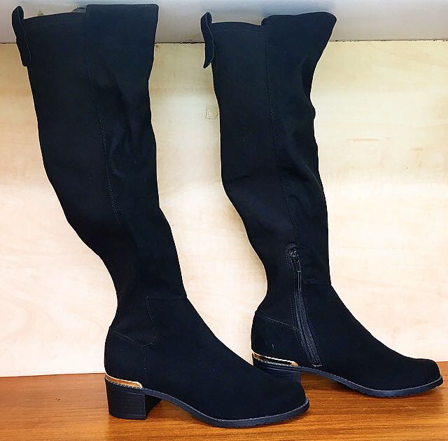 Guess suede knee high boots clearance