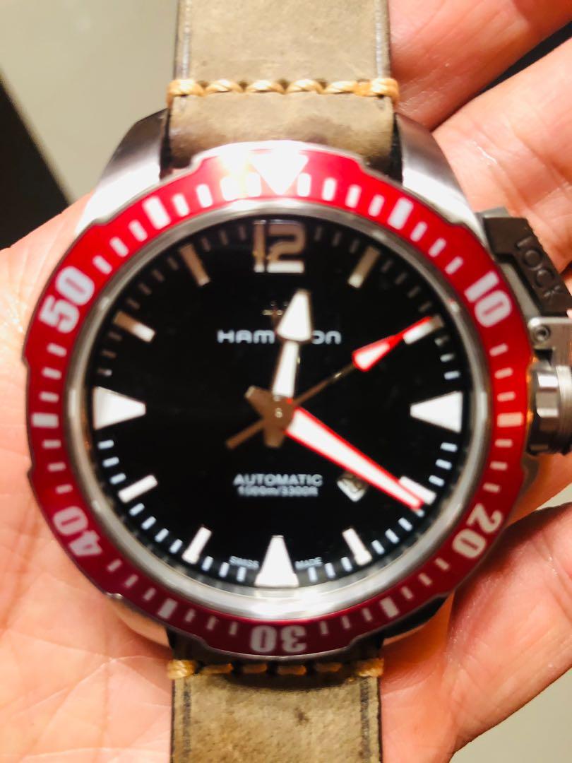 hamilton frogman 46mm