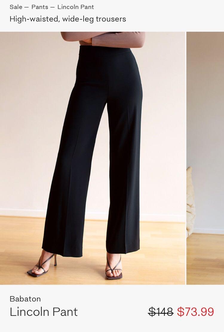High wasted wise leg pants (00), Women 