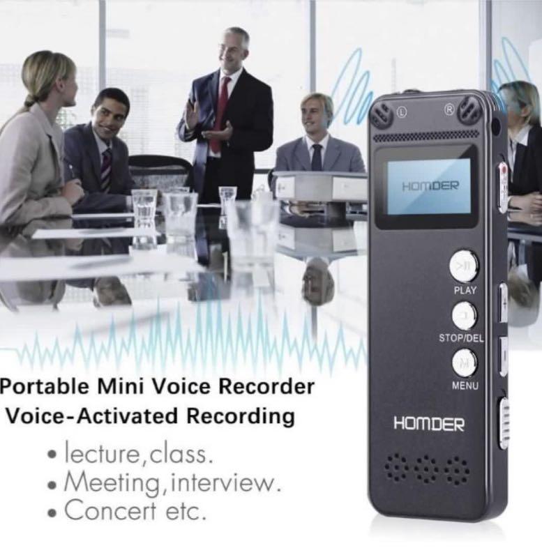 Homder Tf85 digital voice recorder, Audio, Voice Recorders on Carousell