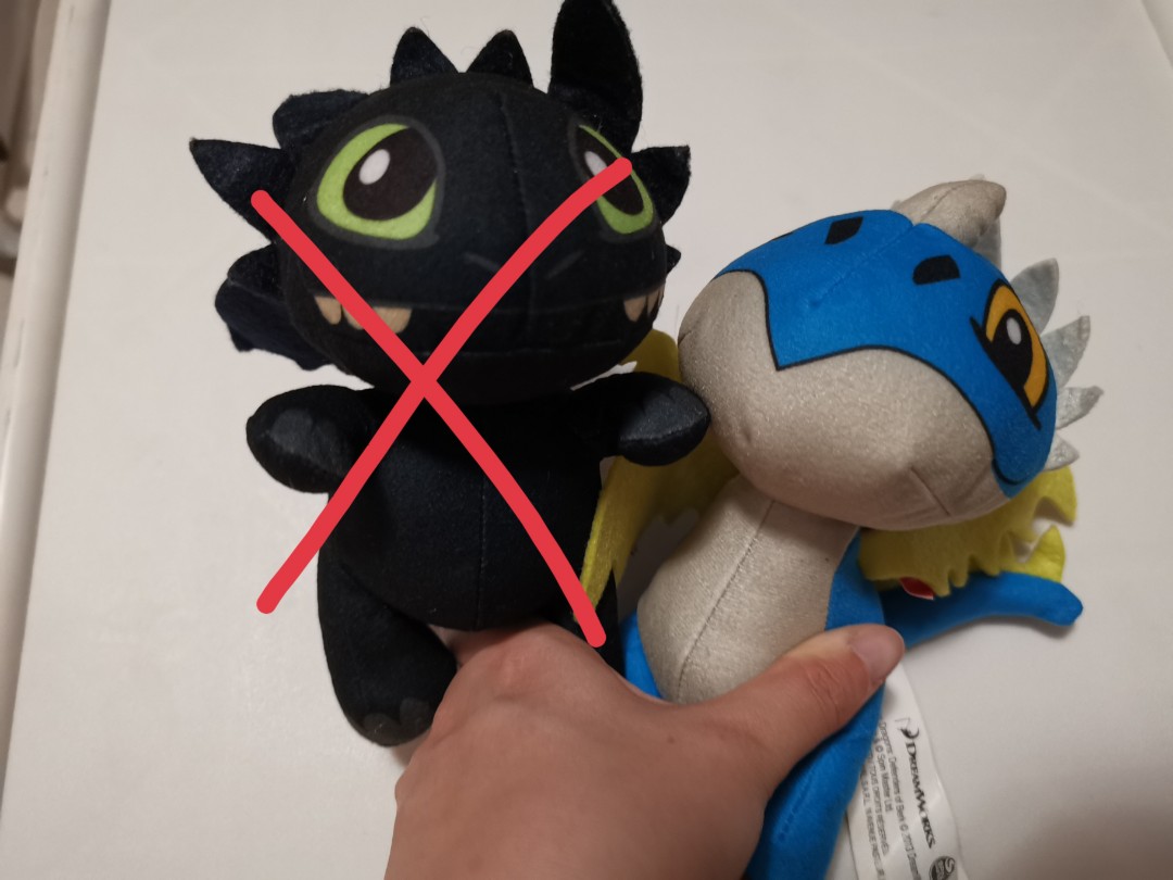 How to train your dragon soft toy, Hobbies & Toys, Toys & Games on