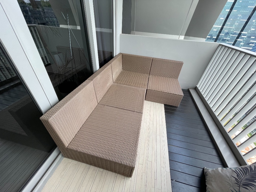 Ikea Arholma Set Outdoor LShaped Sofa Chair Modular Furniture (no