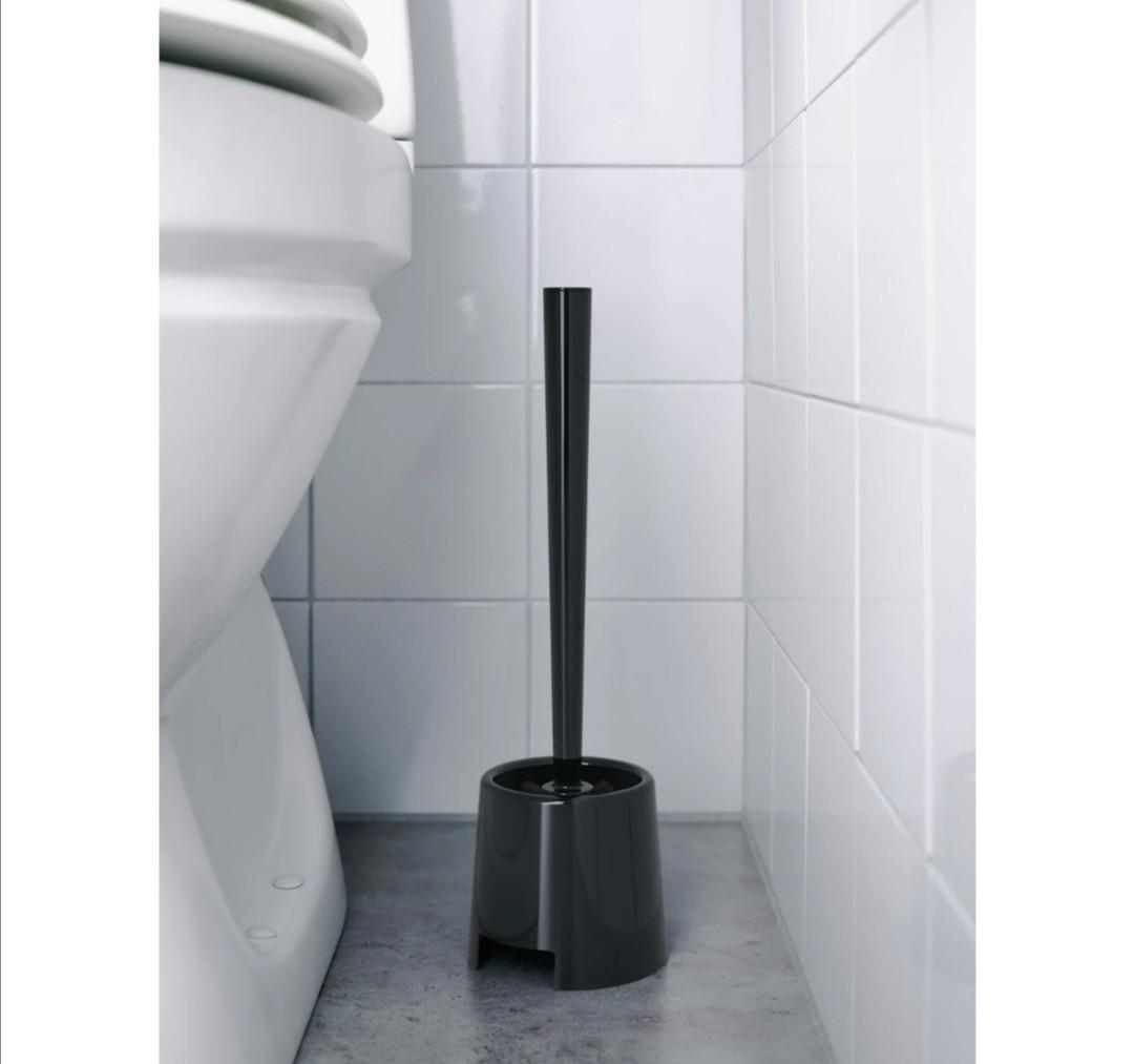 Ikea BOLMEN Toilet Brush (Category: Home Improvement Tools & Accessories) located in Pasig City. Submitted by click_nshop (Listing ID 1052405190, Image 2). Description: Height: 36.5 cm A toilet brush with a simple design in durable and hardwearing plastic that effectively keeps the toilet clean. Materials: Toilet brush: Polypropylene plastic (min. 20% recycled) Metal parts: Steel.