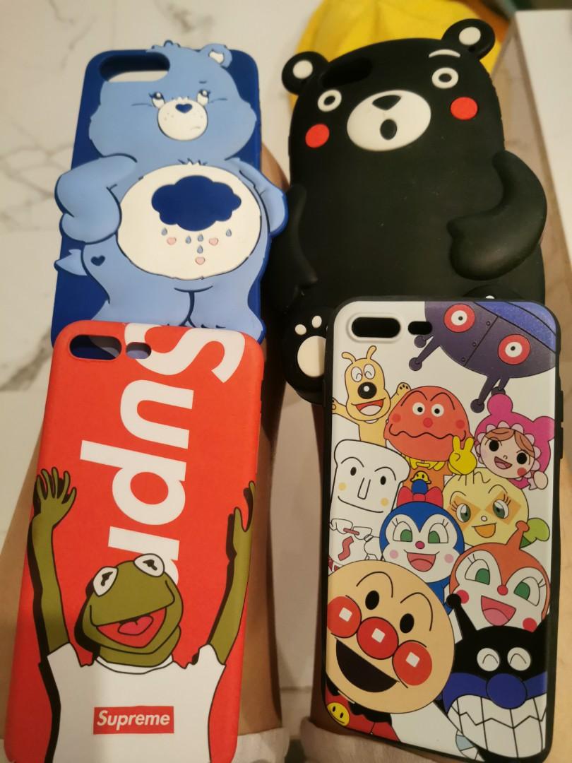 Iphone 7plus Casing (Category: Cases & Sleeves) located in Singapore. Submitted by totoroloves (Listing ID 1052441426, Image 1). Description: 2 silicon cases used and 2 plastic cases new. Free mail..