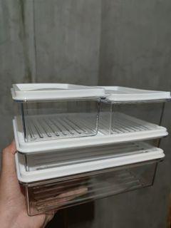 L030 FREE SHIPPING Food Container 4pcs Set (2 S, 1 M, 1 L)
