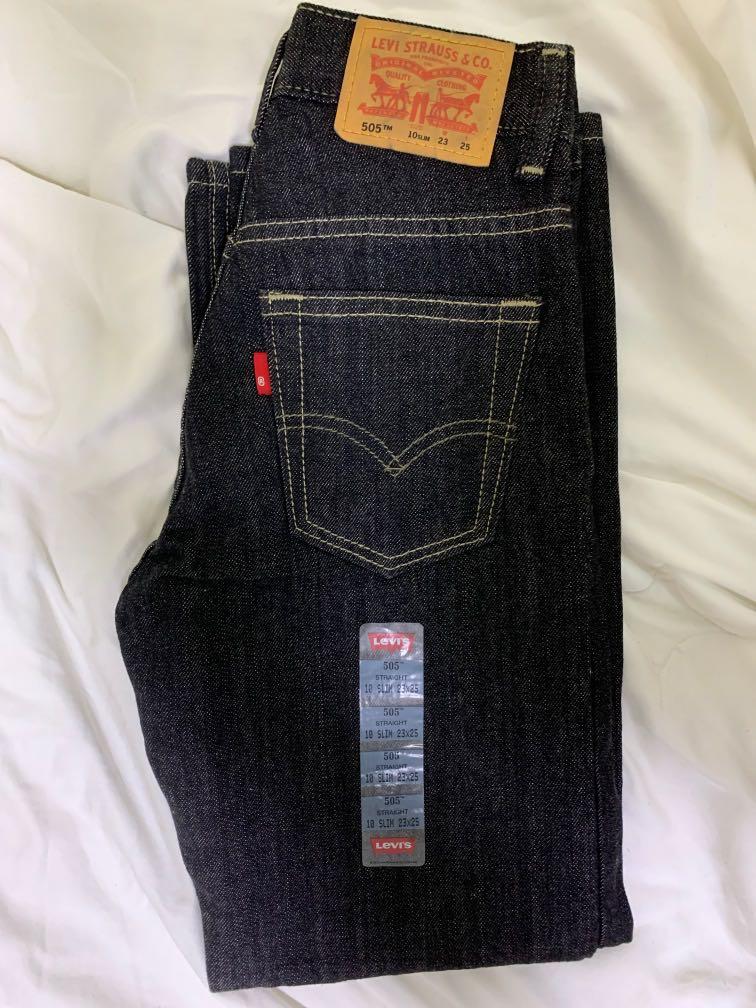 Levis 505 Straight Cut Jeans, Women's Fashion, Bottoms, Jeans & Leggings on  Carousell