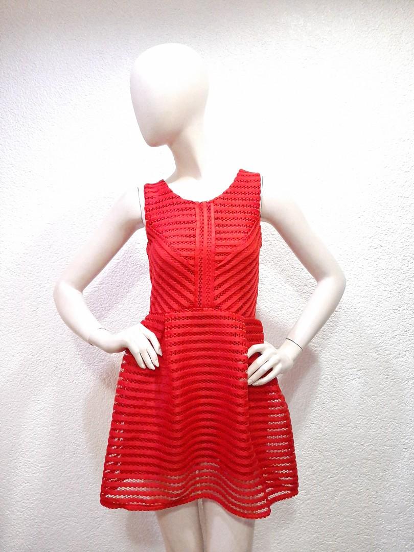 Maje dupe honey comb dress Sandro Zara Self Portrait Alice McCall