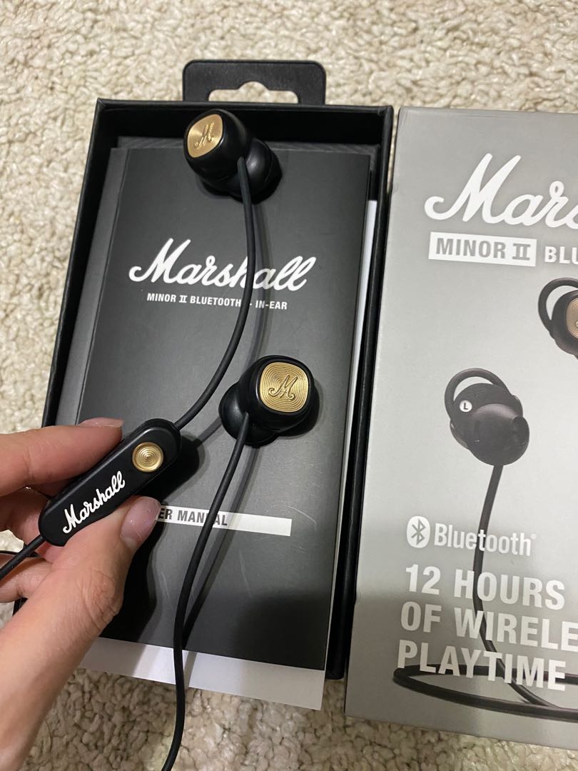 marshall in ear bluetooth