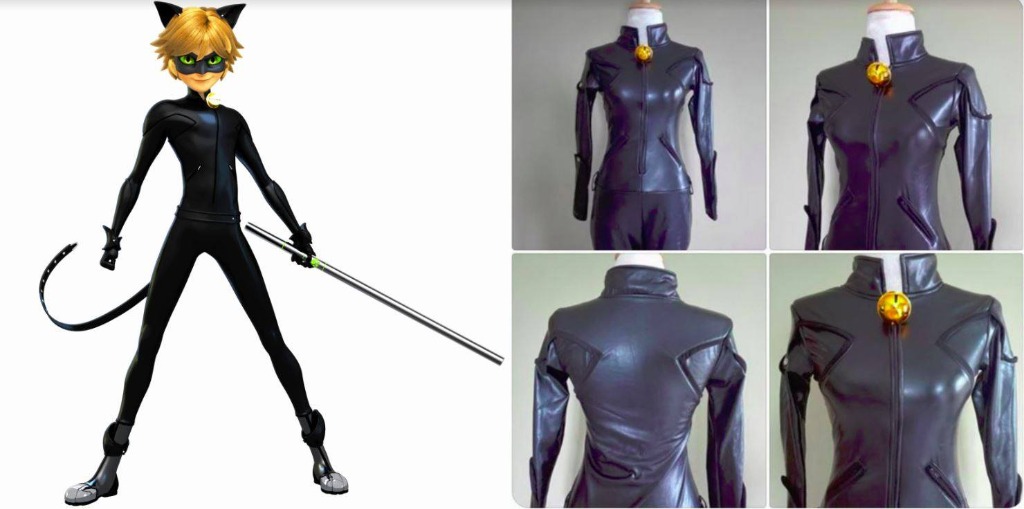 Miraculous Ladybug Cosplay -- Chat Noir Cosplay Costume Version 01