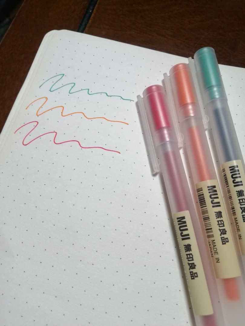 Muji pen swatches Clearance