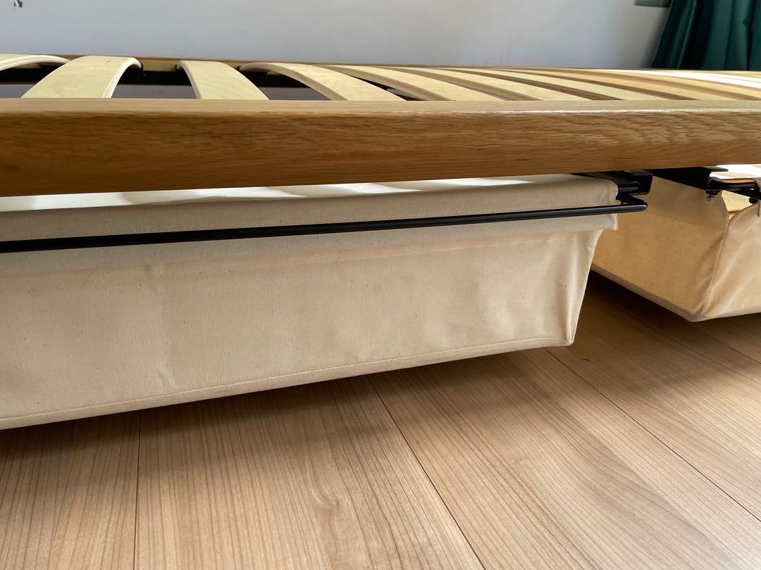 Muji single bed frame, Furniture & Home Living, Furniture, Bed Frames ...