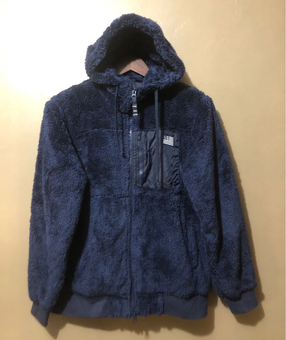 new balance fur jacket