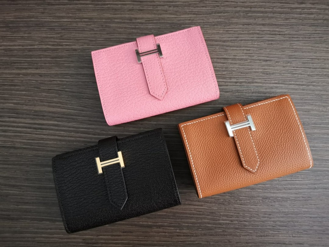 New Hermes Bearn Mini Wallets, Luxury 