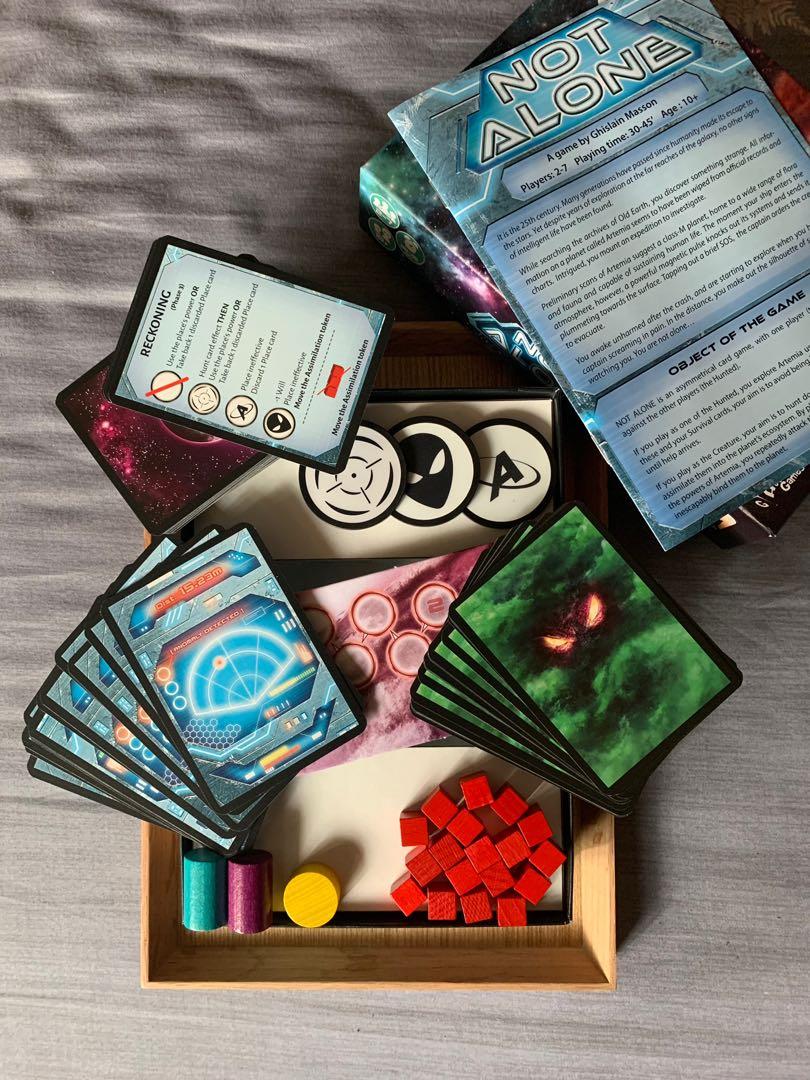 Not Alone board game, Hobbies & Toys, Toys & Games on Carousell