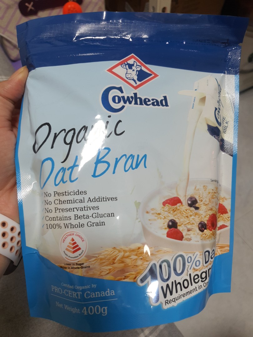 Organic Oat Bran cowhead low carb diabetic friendly, Food & Drinks