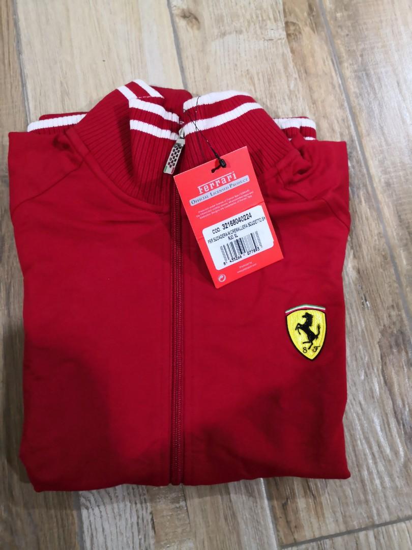 zip up red sweater