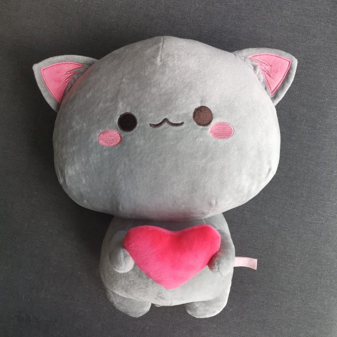 goma and peach plush