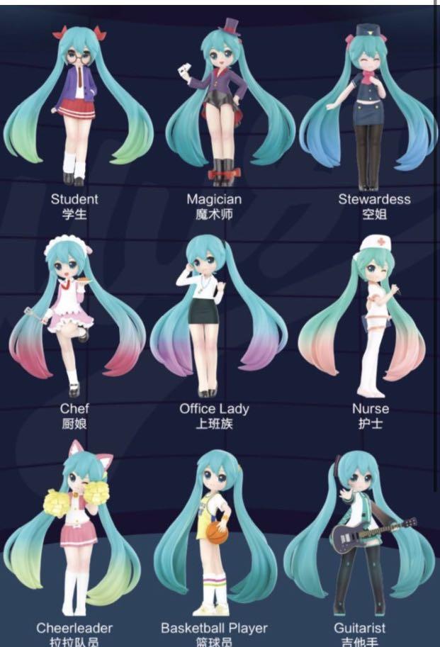 POPMART x HATSUNE MIKU CHEERLEADER, Hobbies & Toys, Toys & Games on