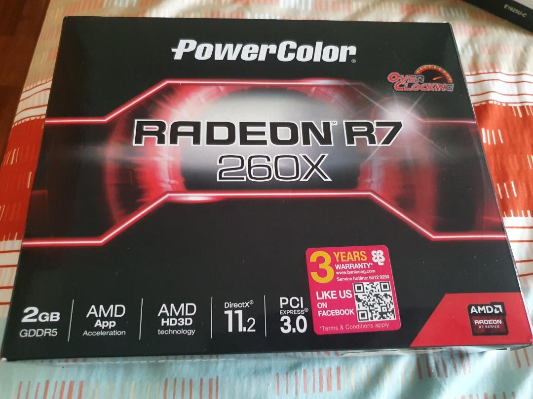 PowerColor Radeon R7 260x Computers Tech Parts Accessories Networking on Carousell