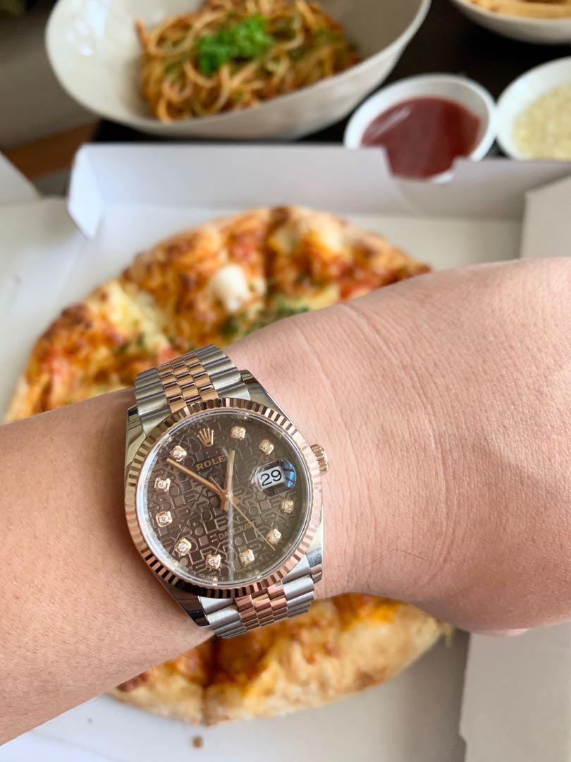 rolex chocolate dial