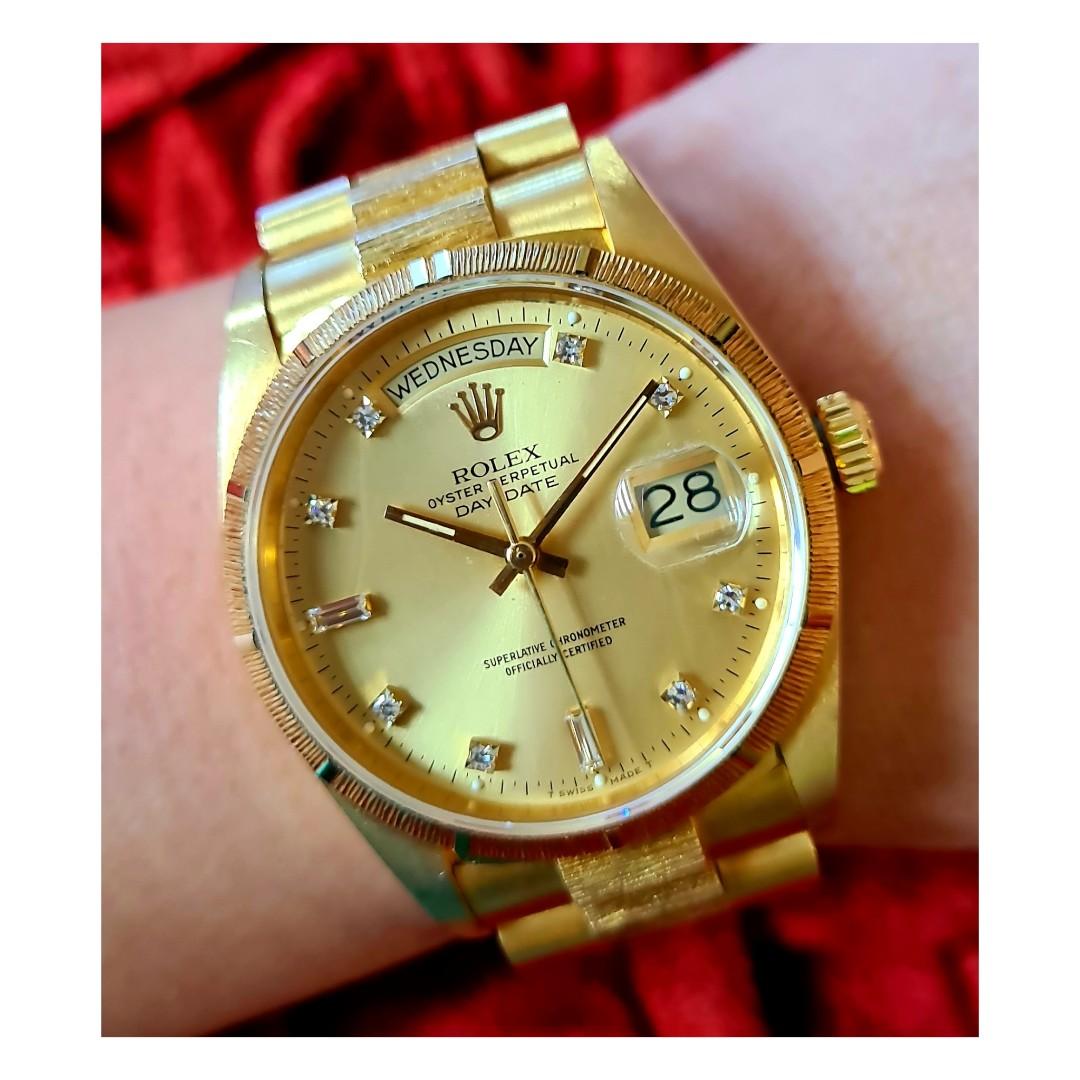 solid gold presidential rolex