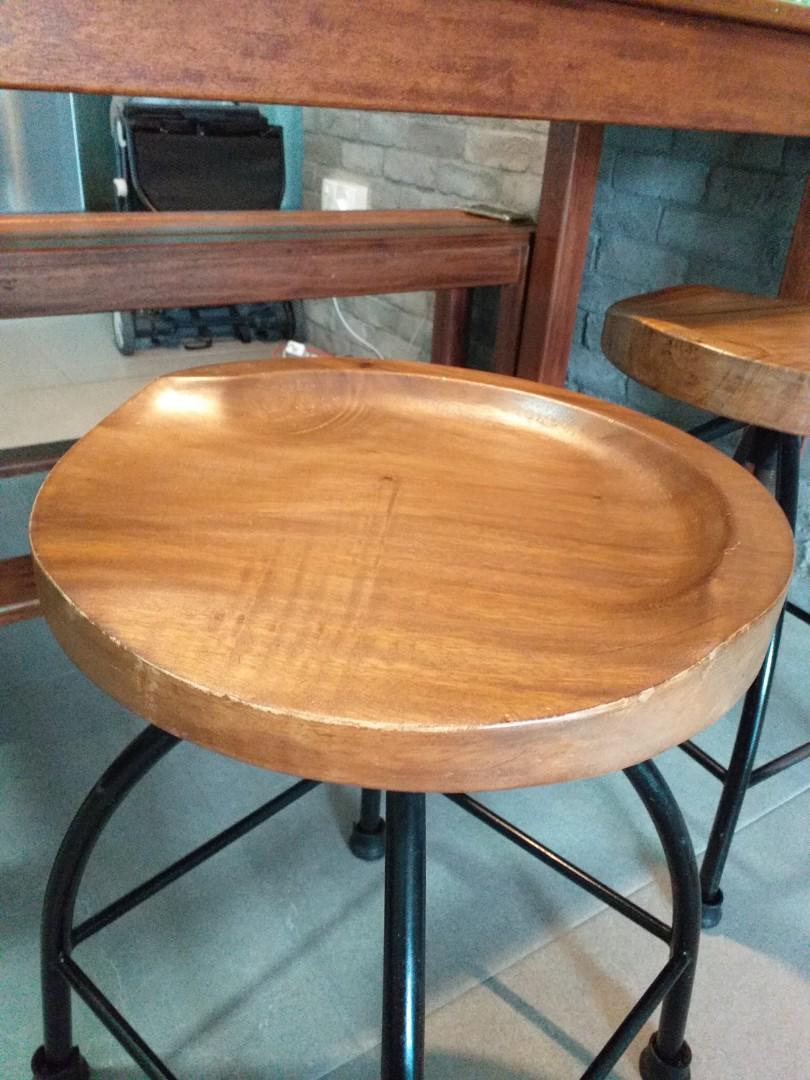 Rustic Bar Stools / Made in Java, Indonesia, Furniture & Home Living