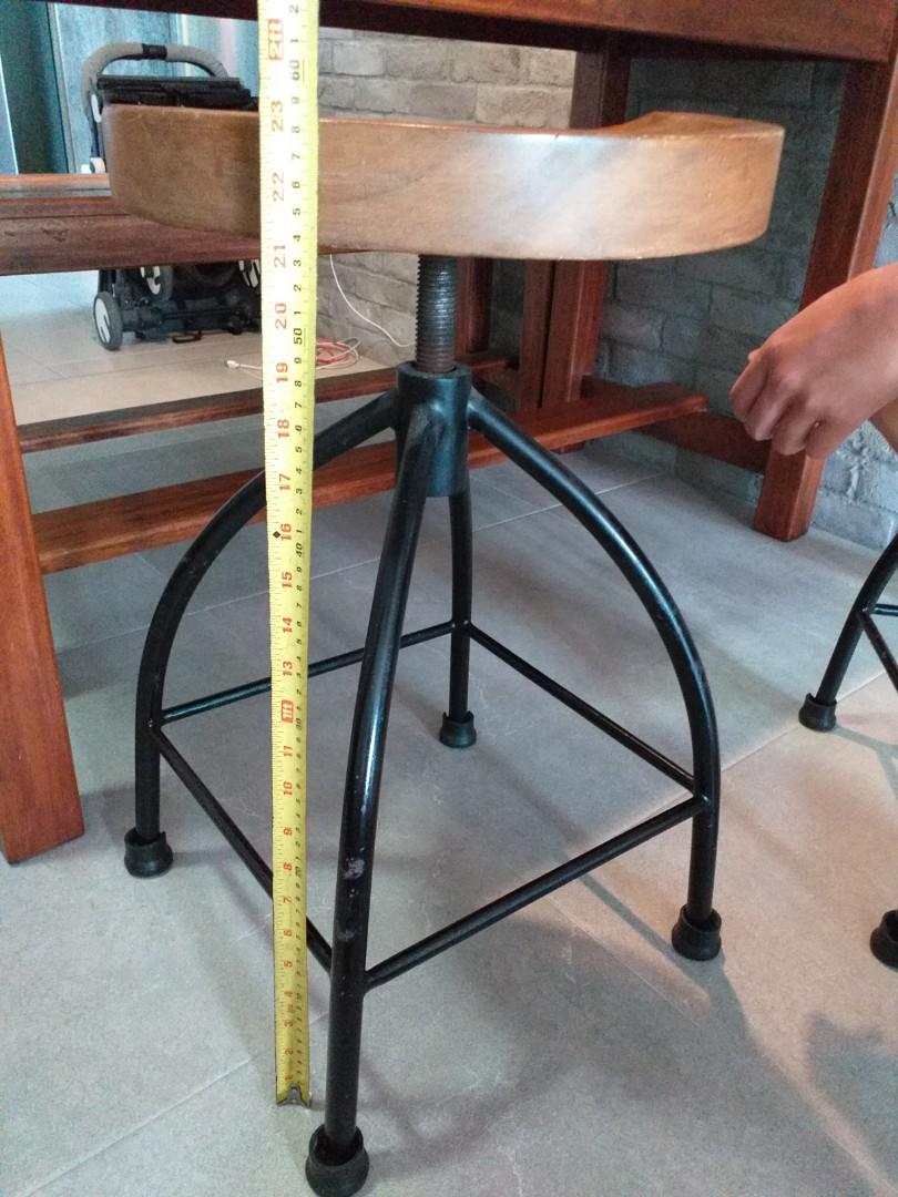 Rustic Bar Stools / Made in Java, Indonesia, Furniture & Home Living