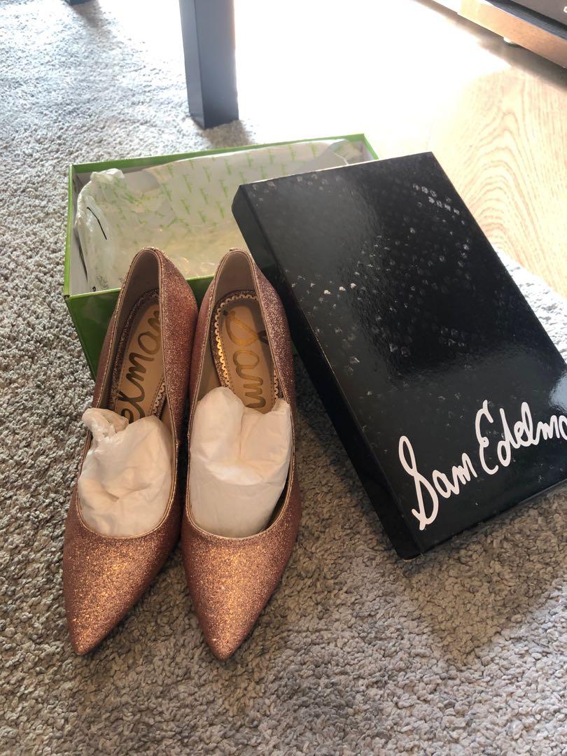 Sam Edelman hazel rose gold glitr Carousell