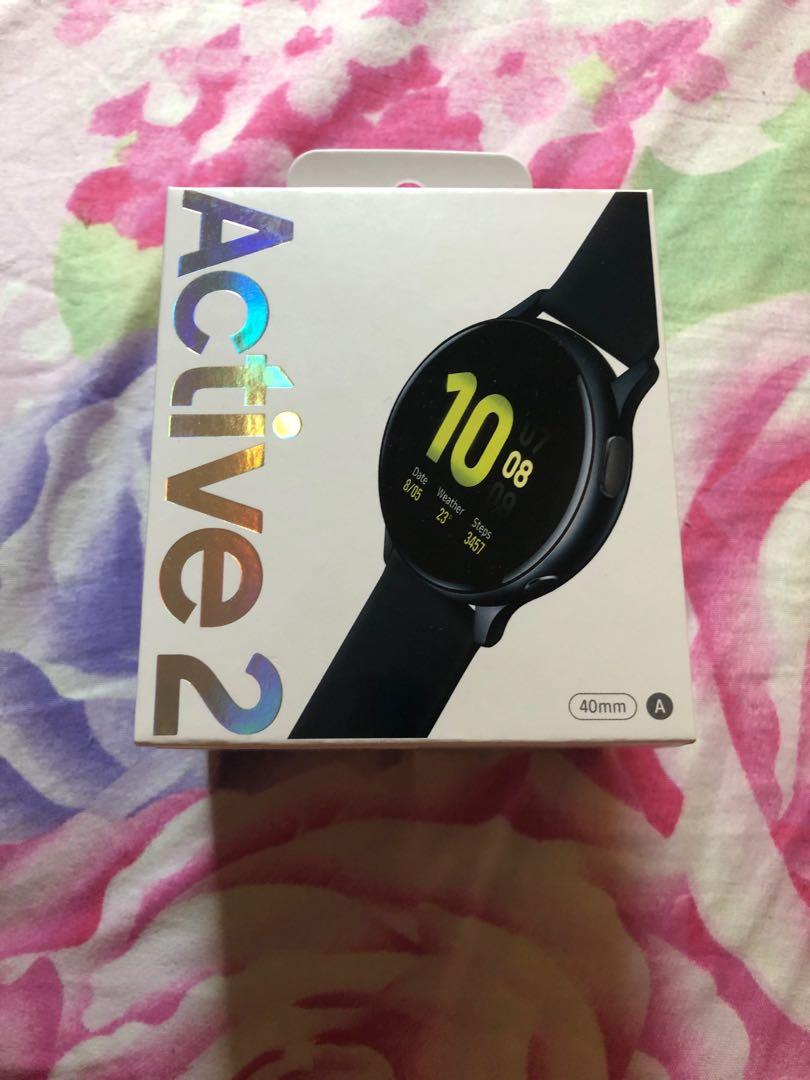 Samsung galaxy watch sales active 2 aqua black