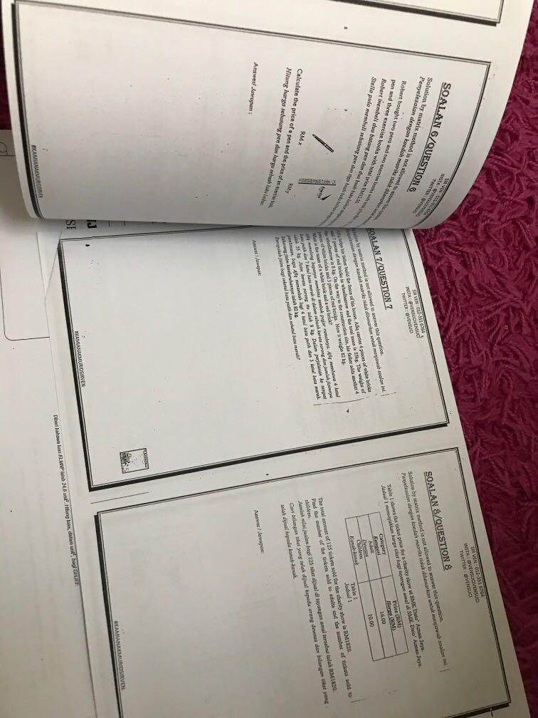 Soalan Matematik Spm  Jiran