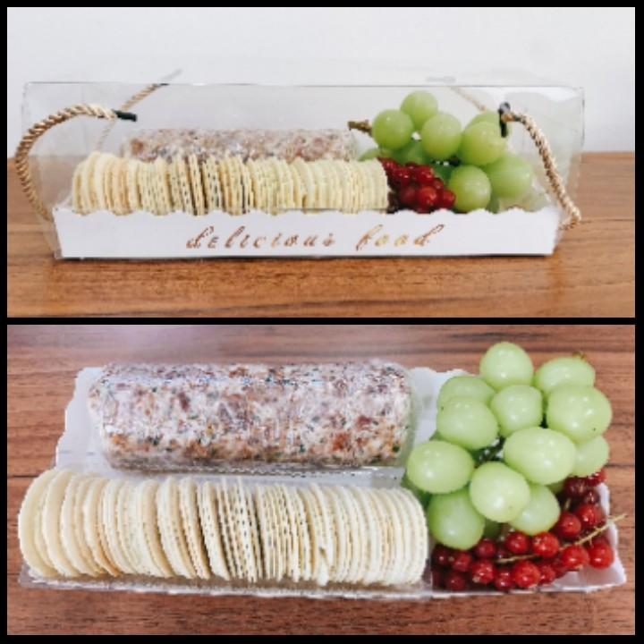 String Handle Transparent Swissroll Box #Short / Long, Food & Drinks ...