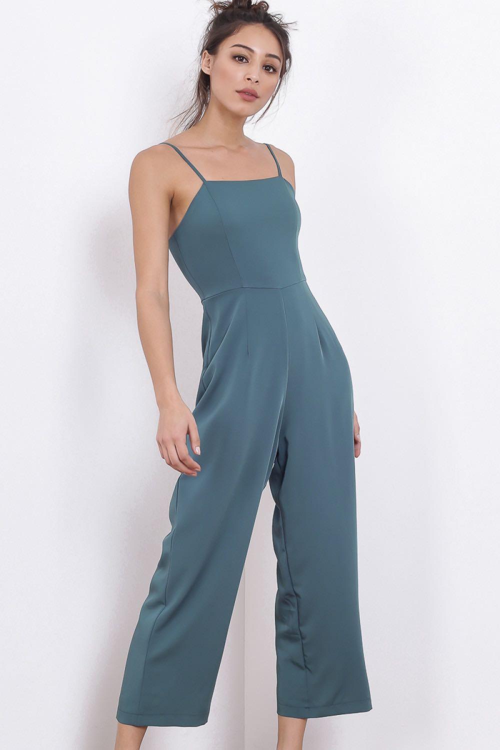 Seafoam green jumpsuit outlet