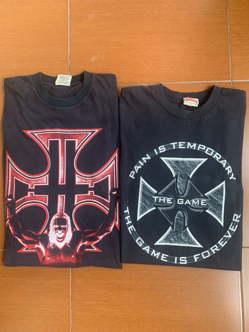 T shirt Baju Kaos Vintage wwf Triple H 