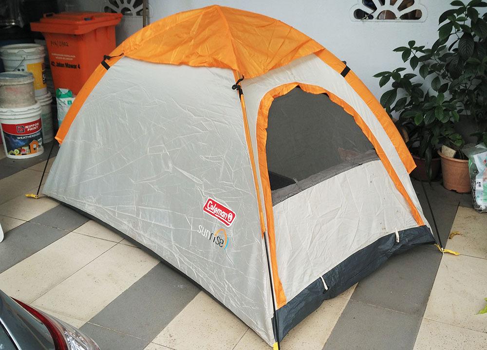 Coleman sunrise point tent discount
