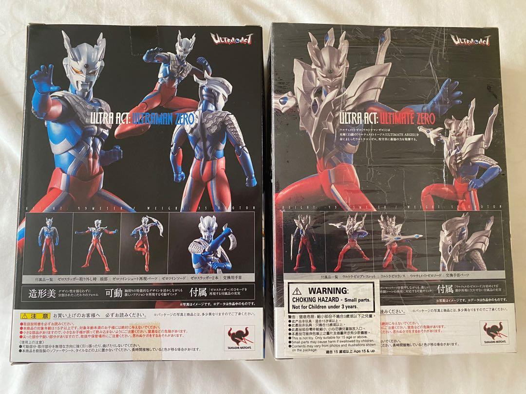 Ultra Act Ultraman Zero Ultimate Zero Set Hobbies Toys Toys Games On Carousell