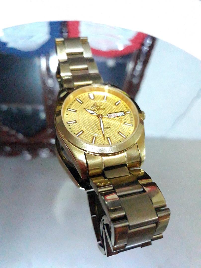 Unisilver watch shop gold plated