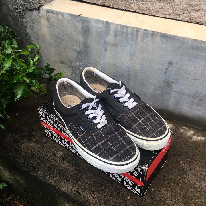 Vans era woven plaid sales