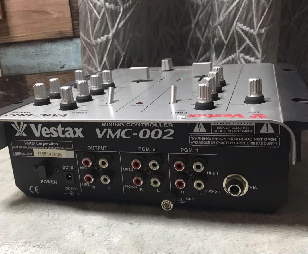 Vestax VMC 002 DJ Mixing Controller 2 Channel with Original Box Vestax  Adaptor Mint Condition, Audio, Other Audio Equipment on Carousell