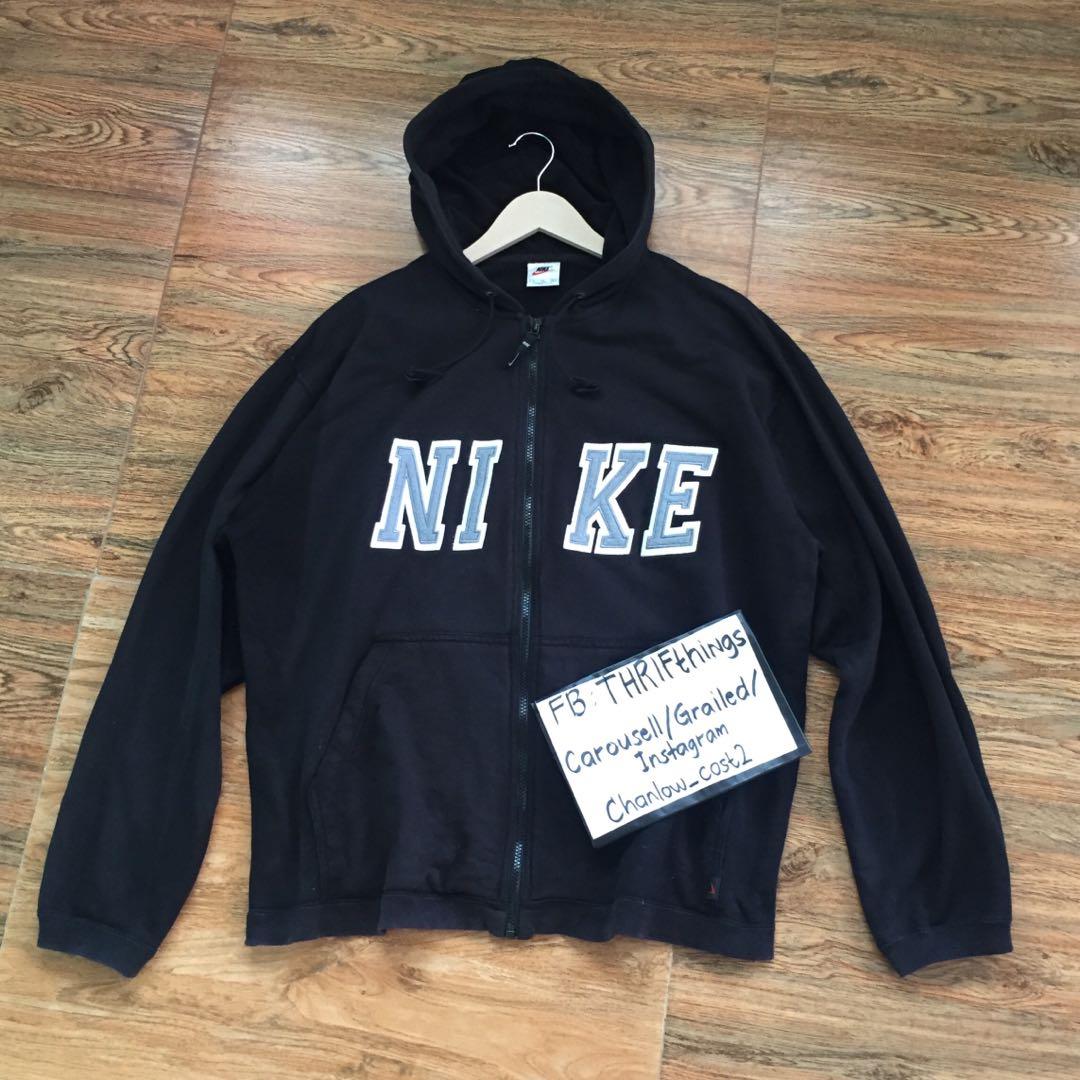 nike vintage zip up