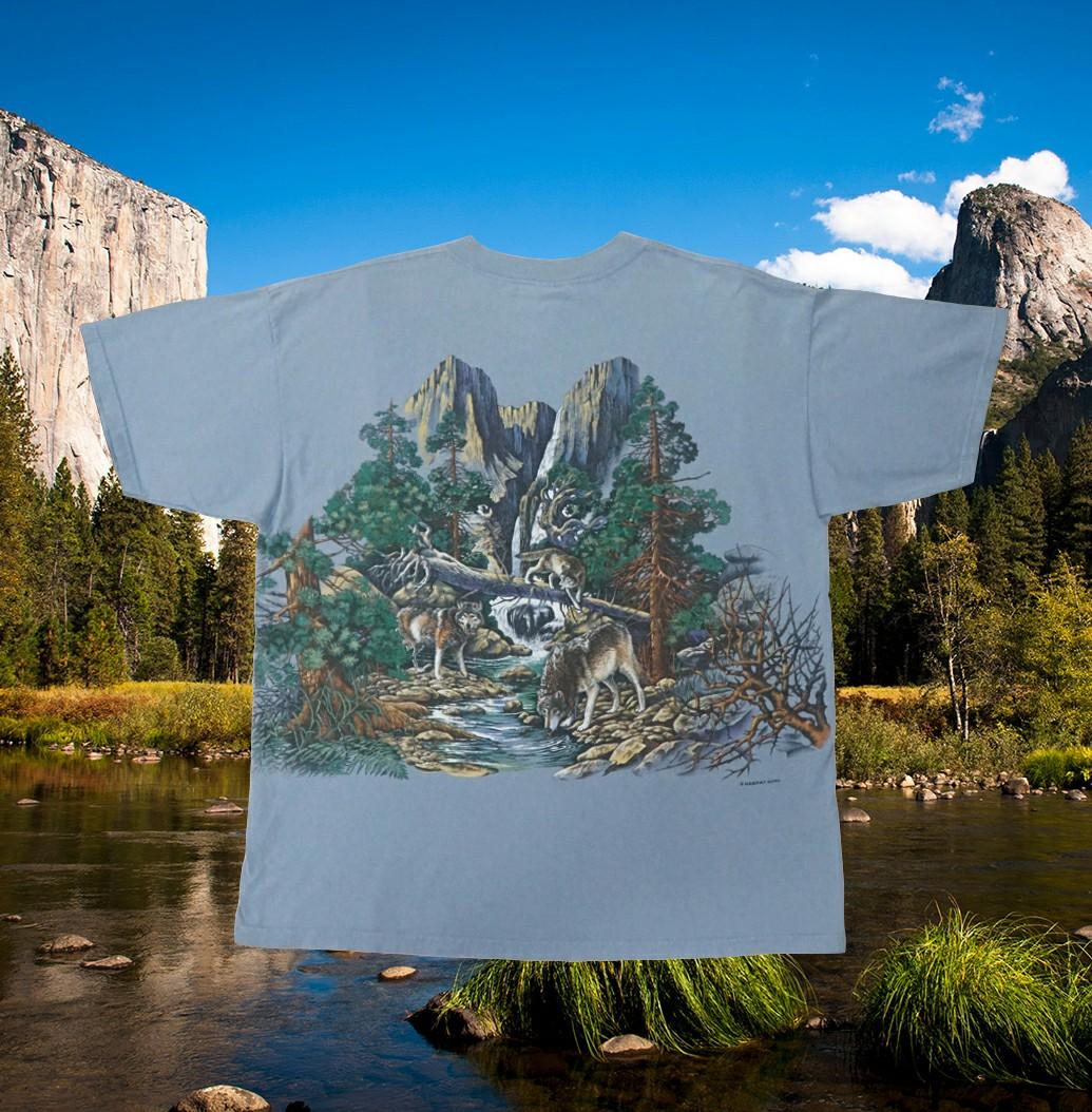 Vintage Habitat 1997 Wolves of Yosemite 