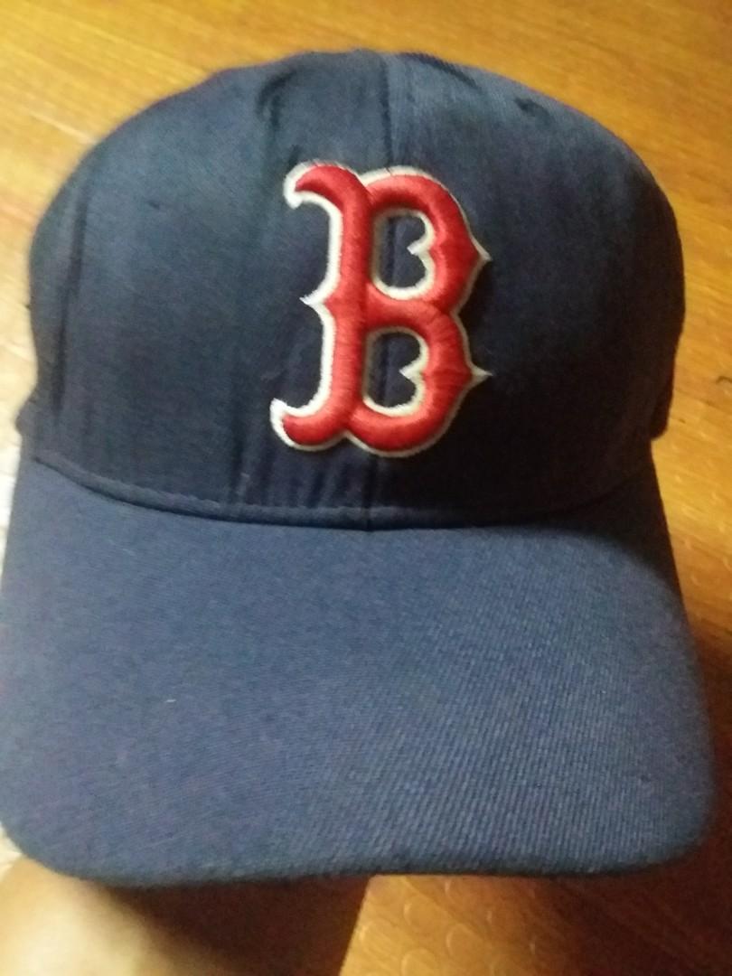 Nike Dri Fit Boston Red Sox Blue Red Strap Back Hat Cap MLB Embroidered  Adult